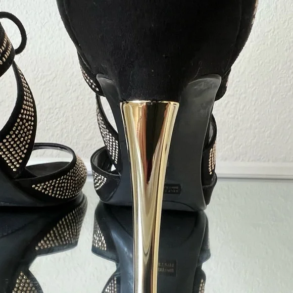 Guess “Bette” Black Rhinestone Heels – Size 8.5M - Picture 3 of 16